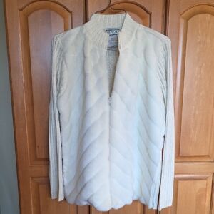 Venezia Cream Sweater Cardigan